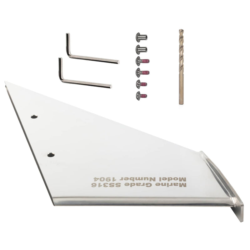 DURAFORCE 27061 Skeg Guard Stainless Steel Protector for Mercury 4 Or 2 Stroke