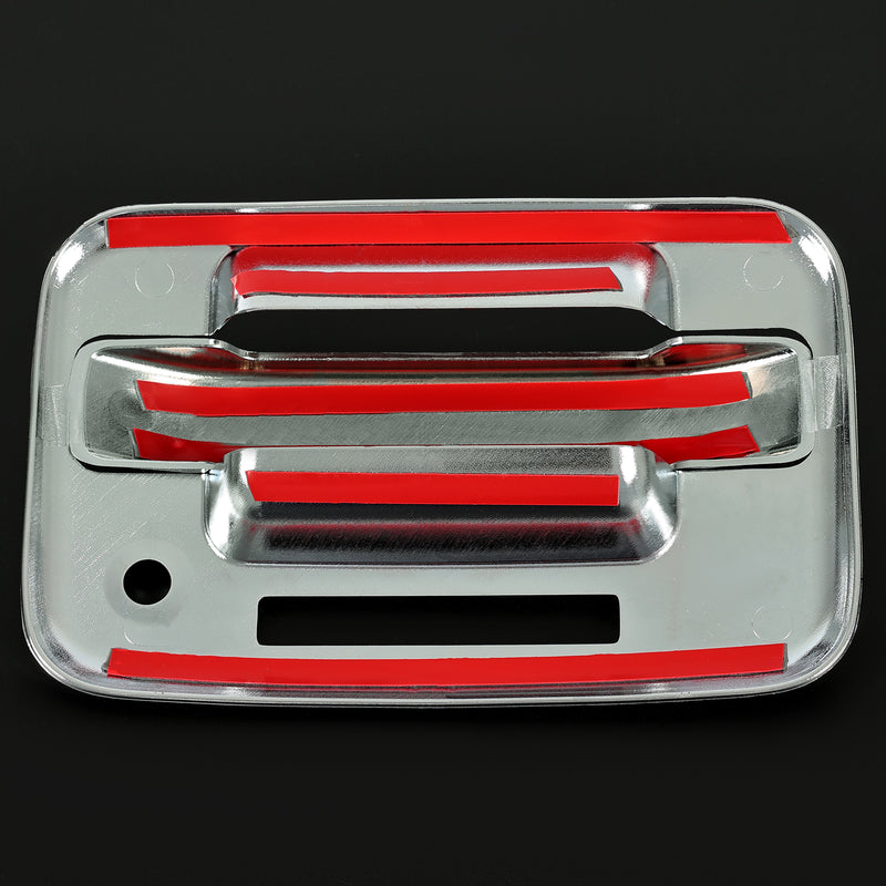 Door Handle Cover for Ford F-150 F150 4DR Crew Cab 2004-2014 Chrome ABS Keypad