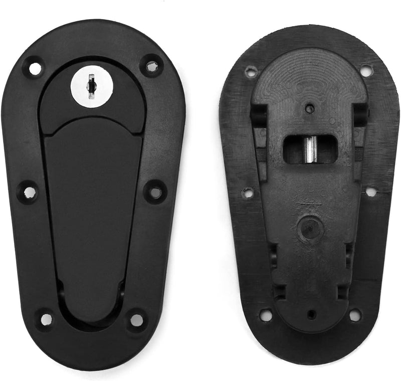 Quick Release Hood Pin Locking Latch Kit Black Universal Fit