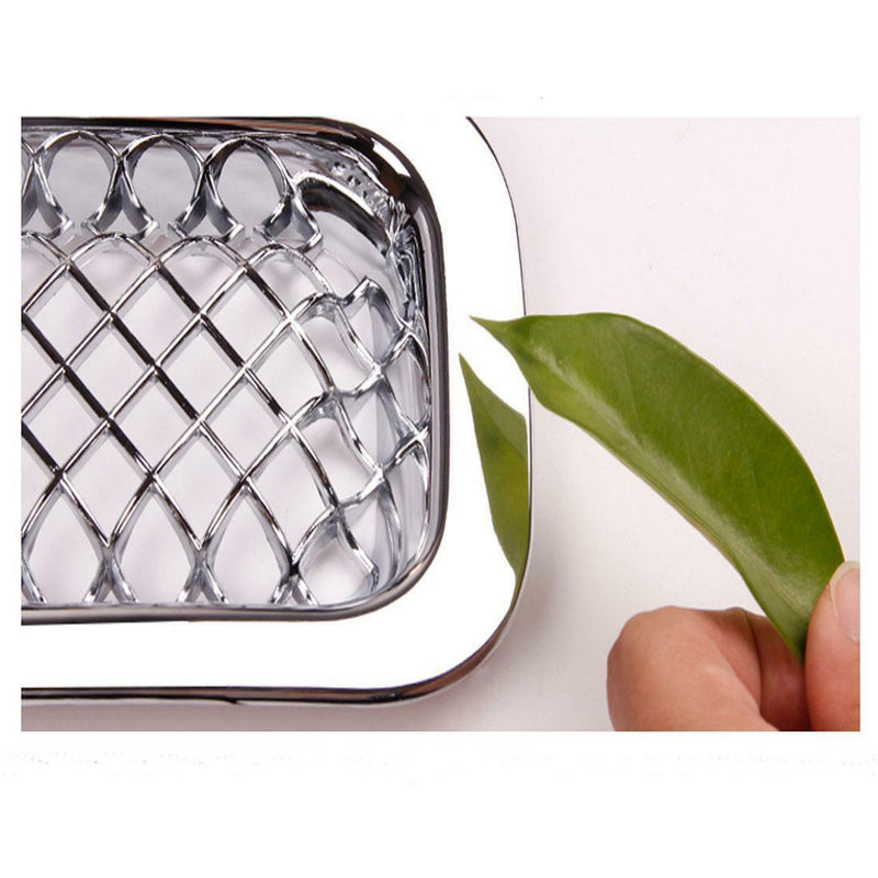 Front Mesh Grille Grill Insert Cover Bezel Kit for Jeep Patriot 2011-2018 7 Pcs