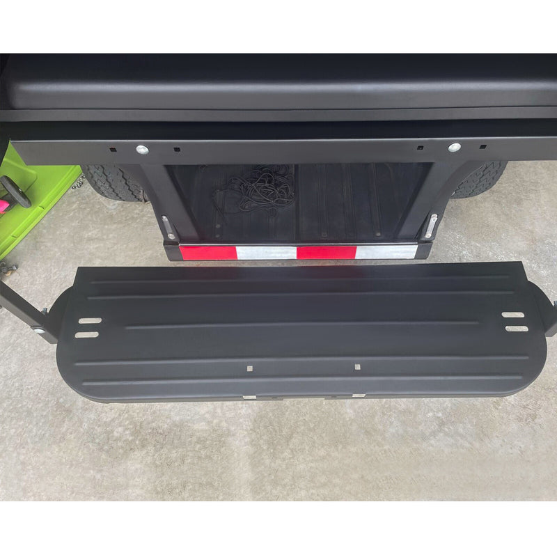 Golf Cart Flip Folding Rear Back Seat Kit Black for EZGO Marathon