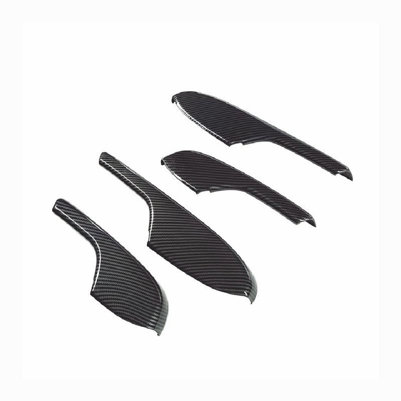 Carbon Fiber Interior Door Armrest Panel Trim Cover for Honda Civic 4x 2016-2020