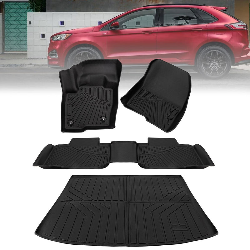 Floor Mats & Cargo Liner Car Cover Protection Waterproof for 2015-24 Ford Edge