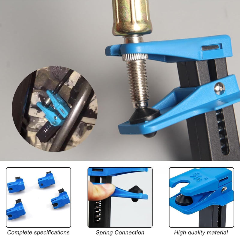 4pc Universal Auto Steel Line Stopper Kit Brake Fluid Line Clamp Tool for Brake