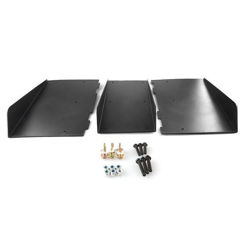 Rear Bumper Diffuser Shark ABS 4-Fin Spoiler Lip Splitter for Mazda Miata