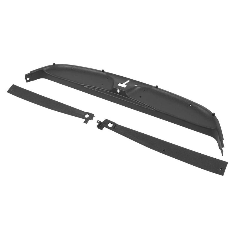 DURAFORCE Rear Inner Window Trim Set for Chevrolet Corvette Coupe Black 1984-1996