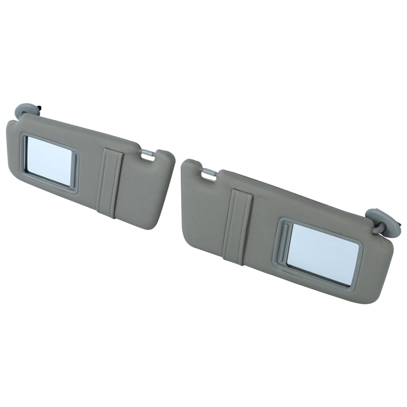 Sun Visor Left & Right Side With Sunroof Gray for Toyota Camry 2007-2011 Pair