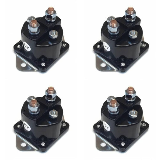 DURAFORCE 12 Volt Solenoid for Club Car Precedent Car Coil 84 Plus DS 04 Plus 4 Pack