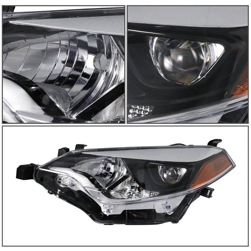 DURAFORCE Headlights For 2014 2015 2016 Toyota Corolla Headlamps Left+Right SET Head Light