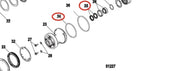 DURAFORCE 26-888483 Lower Gearcase Seal & O-Ring for Mercury Mariner 4-Stroke