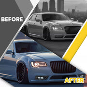 DURAFORCE LED Bumper Fog Lights Bezel Left Right Side for Chrysler 300 2015-2024