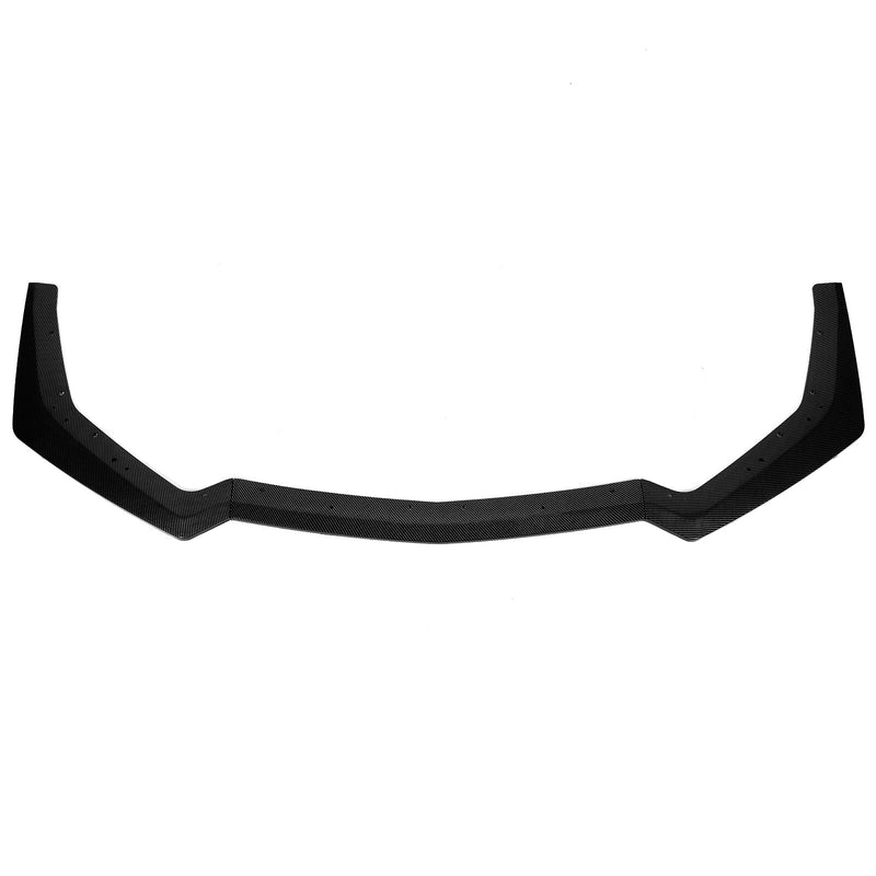 Carbon Fiber Color GT Style Front Splitter Spoiler Lip for Ford Mustang 2018-23