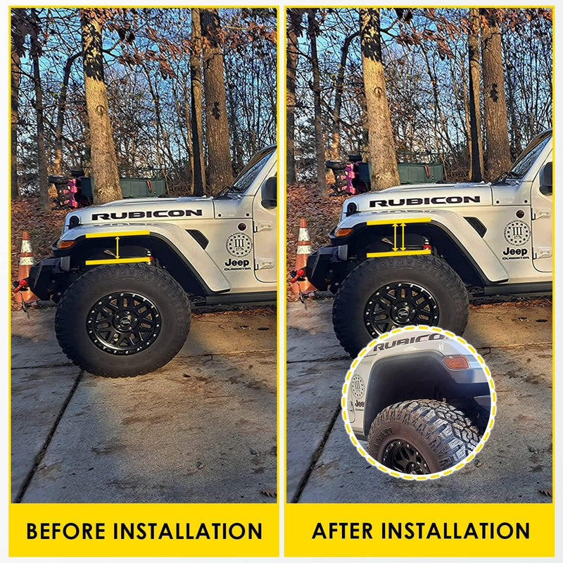 1155300 Front 1.5 Performance Spacer Leveling Kit for Jeep Gladiator 2020-2022