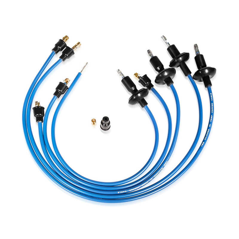 9407 Blue Ignition Spark Plug Wire Set for VW Dune Buggy Bug Beetle Ghia Thing