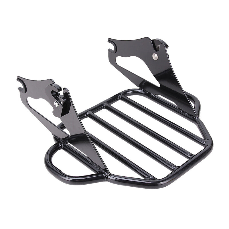 Backrest Sissy Bar Luggage Rack for Harley Touring Models 2009-2024 Black