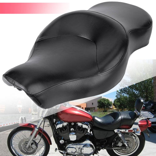DURAFORCE Two Up 2-Up Driver Passenger Seat for Harley Sportster XL 883 XL 1200 2004-2023