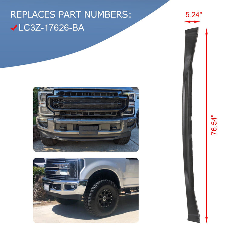 Front Lower Bumper Valance for Ford F250 F350 F450 Super Duty 2WD 2020-2022
