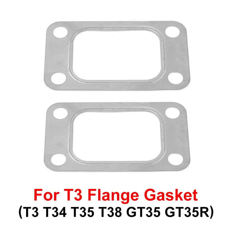 2-Pack Garrett T3 Turbo Manifold Gasket Stainless Precision PTE Borg Warner EFR