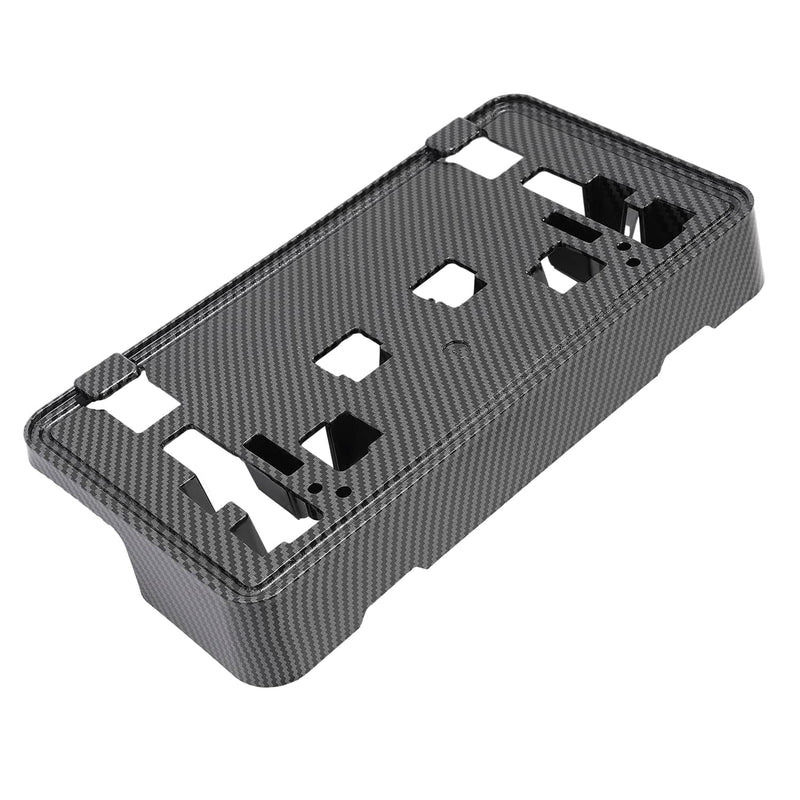 DURAFORCE Front License Plate Mount Holder Carbon Style for Ford F-150 F150 2021-2023