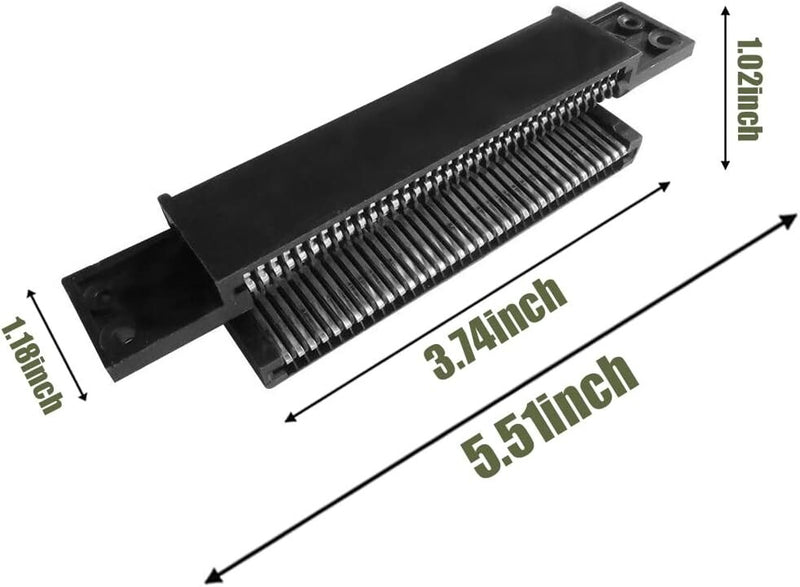 72 Pin Connector Replacement Part with 3.8mm 4.5mm Screwdriver for Nintendo NES