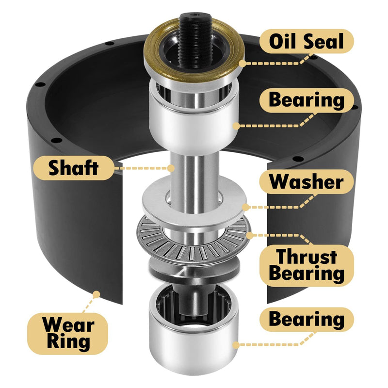 Jet Pump Rebuild Kit Tool for SeaDoo 1994-2002 Wear Ring Impeller Shaft Seal Oil