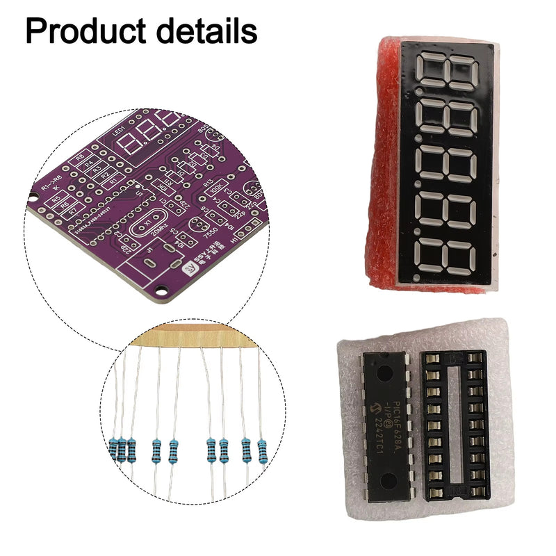 1Hz-50MHz Digital Crystal Oscillator Frequency Counter Meter DIY Tester Case