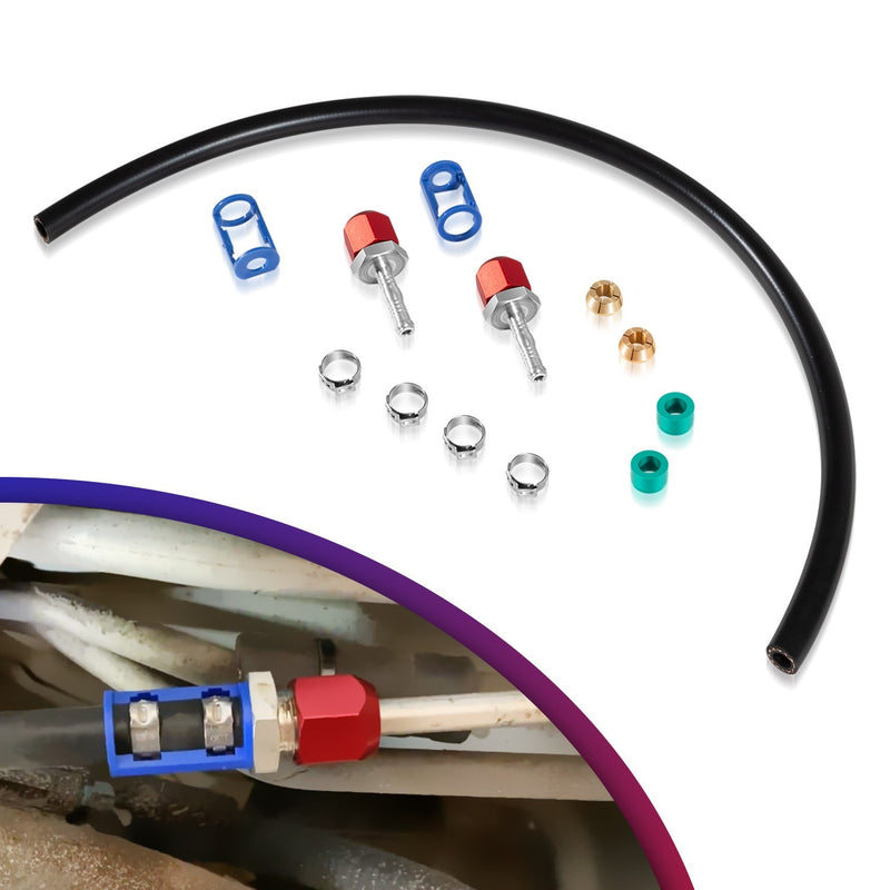 800-671 A/C Line Splice Kit for 3/8 Line With No.6 Hose 24 Line to Hose Repair