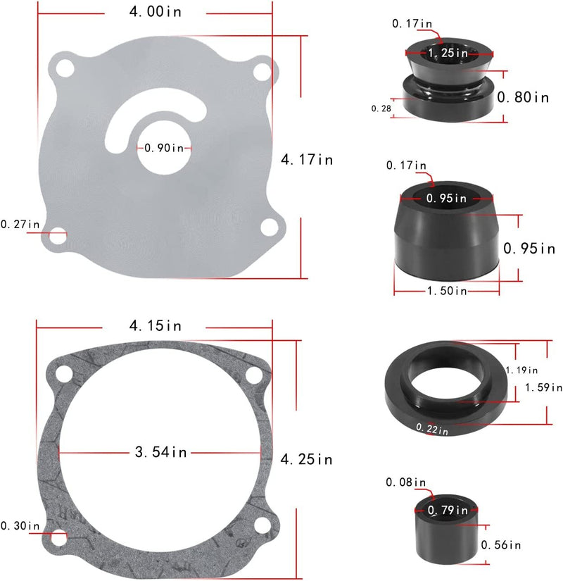 5001594 Water Pump Kit for Johnson Evinrude BRP/OMC 140HP 150 175 200 V4 V6 V8