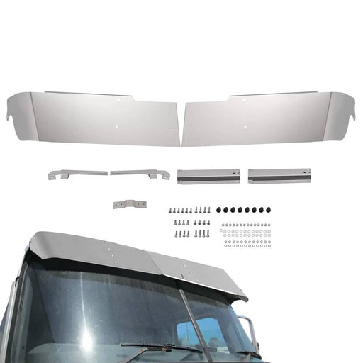 DURAFORCE 11 Inch Stainless Steel Drop Sunvisor Windshield for Mack CH CX Granite Vision