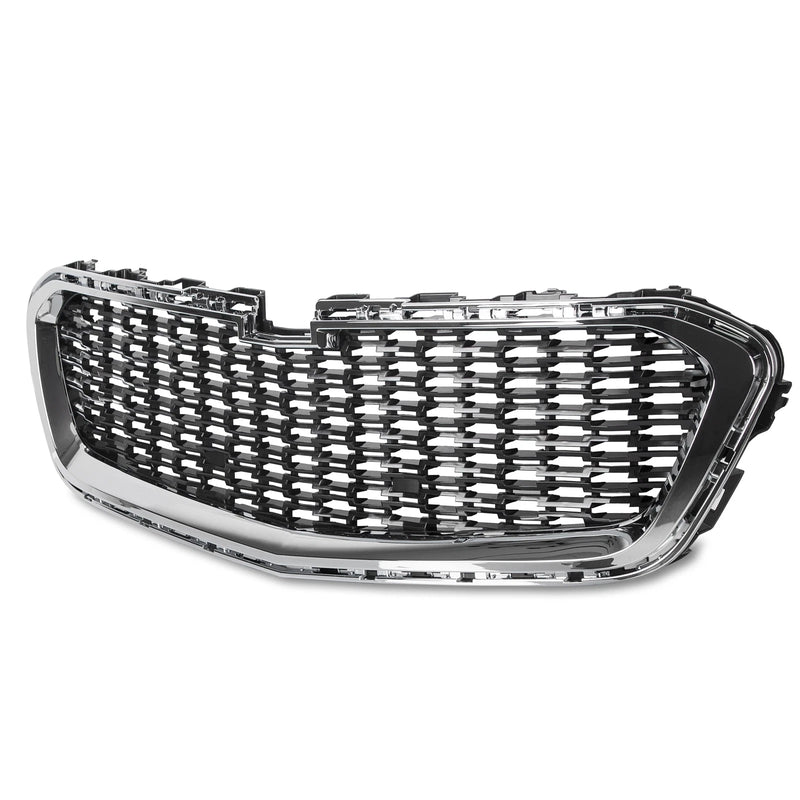 DURAFORCE Front Bumper Center Grill Chrome Grille for 2014-2016 for Chevrolet Malibu