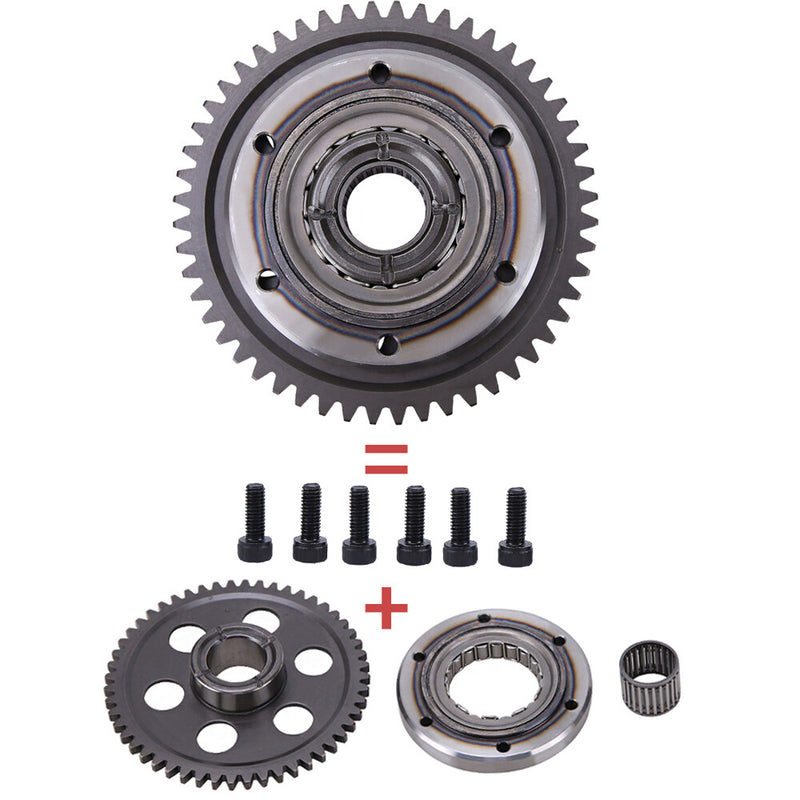 Heavy Duty Starter Clutch One-Way Bearing Gear Kit 01-03 for Yamaha Raptor 660R