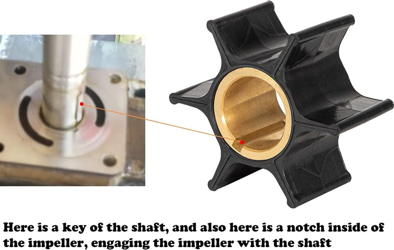 Water Pump Impeller Kit for Chrysler Force 75 85 90 100 105 115 125 140 HP