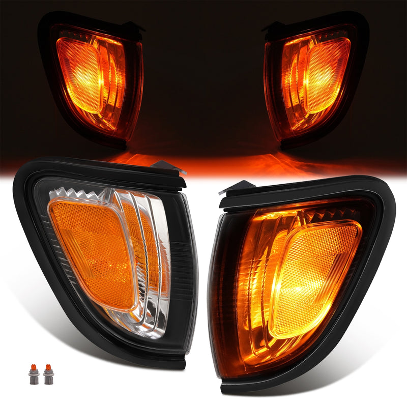 Side Marker Corner Turn Signal Lights With Bulbs for Toyota Tacoma 2001-04