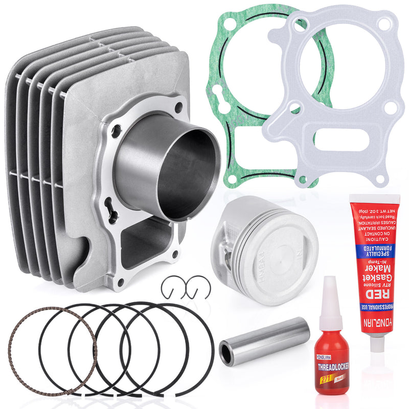 Engine Cylinder Piston Gasket Top End Kit for Honda Recon 250 1997-2024 ATV