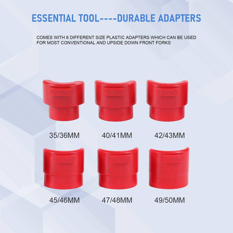Universal Fork Seal Installer Driver Kit Motorcycle Bike Tool 35mm-50mm 14 Piece