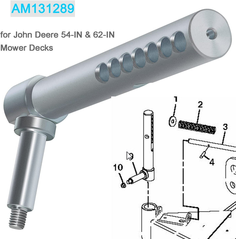 AM131289 Gauge Wheel Arm for John Deere 54-In & 62-In Mower Decks 2210 2305