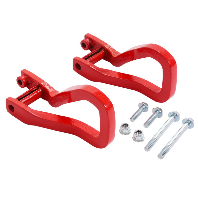 Heavy Duty Front Car Tow Hooks With Bolts Red for GMC Sierra 1500 2019-2026