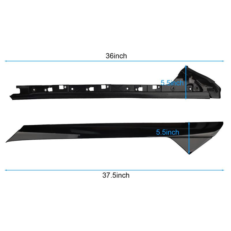 Windshield A-Pillar Molding Trim Pair for Ford Explorer 2011-2019 Left Right