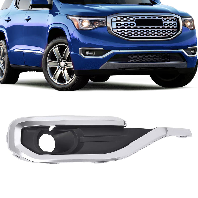 Fog Light Trim Bezel Driving Lamp for GMC Acadia 2017-2019 Passenger Right Side