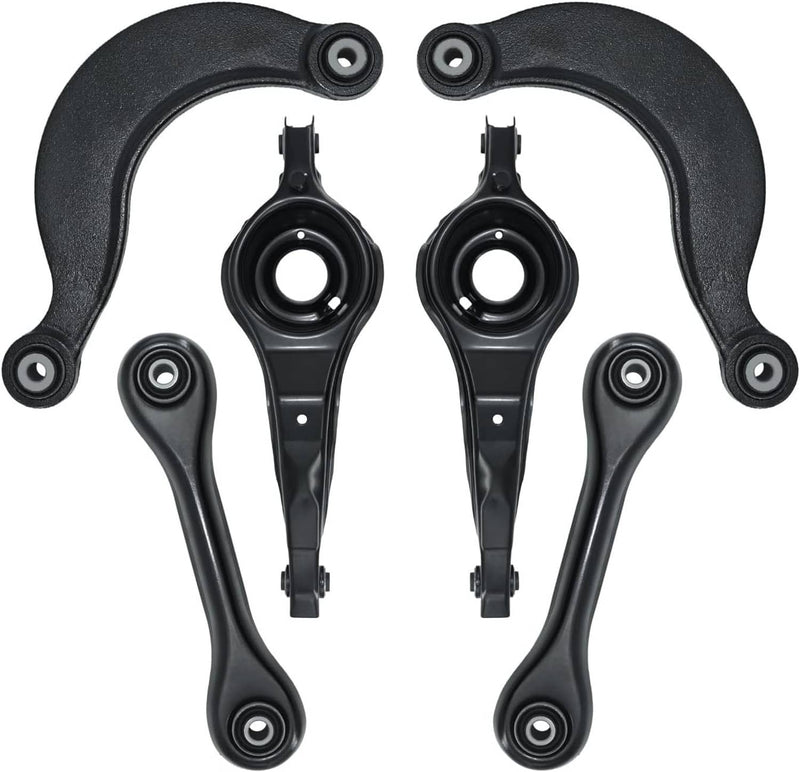Rear Upper Lower Suspension Control Arms Kit for 2007-2013 Mazda 3 6Pcs
