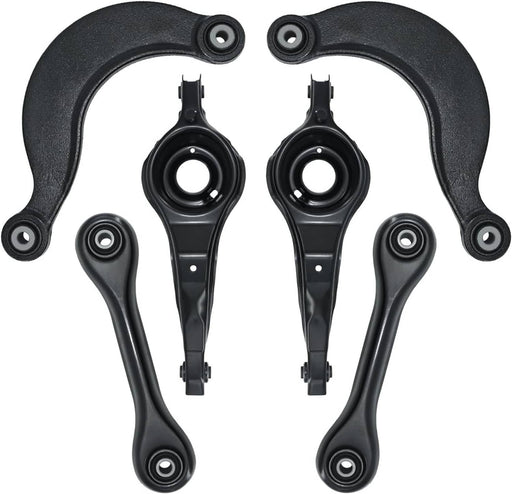 DURAFORCE Rear Upper Lower Suspension Control Arms Kit for 2007-2013 Mazda 3 6Pcs