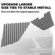 DURAFORCE Front Radiator Grill Mesh Guard Insert Covers for Chevy Corvette C8 2020-2024