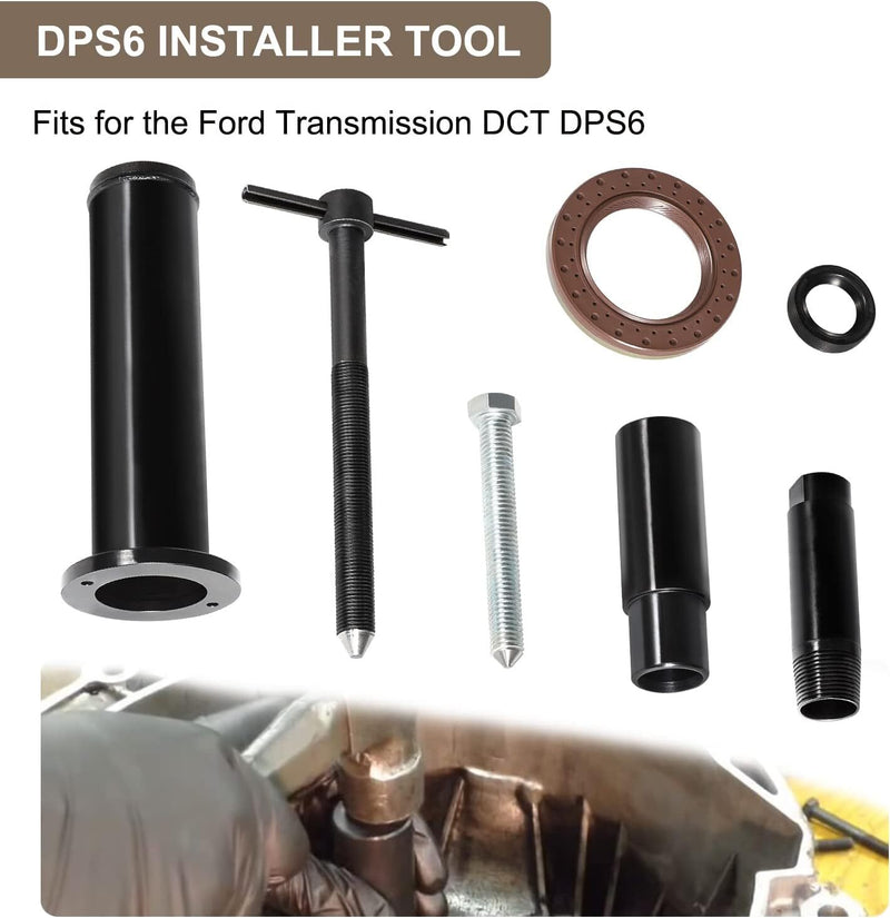 DPS6 Dual Clutch Transmission Seal Installer Tool Kit for Ford Focus Festiva
