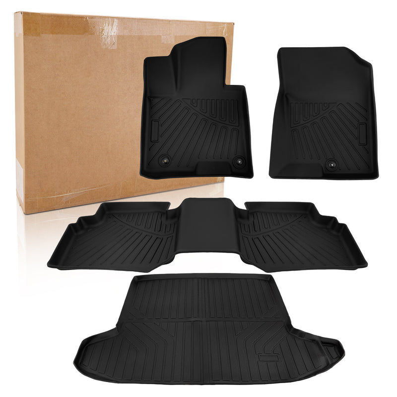 Car Floor Mats Trunk Cargo Liner Accessories Full Set for Hyundai Tucson 22-25