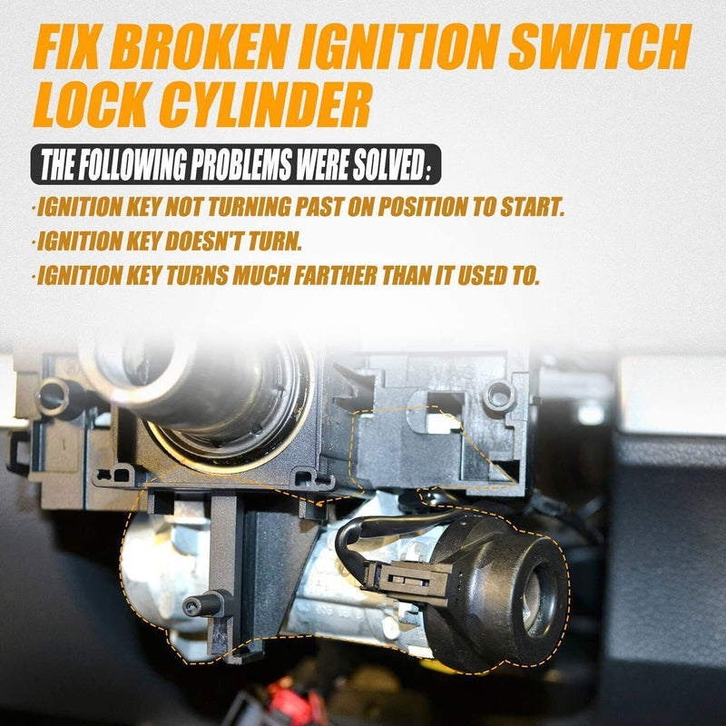 Ignition Switch Lock Cylinder Key for VW Golf Jetta Rabbit Audi 2006-2011