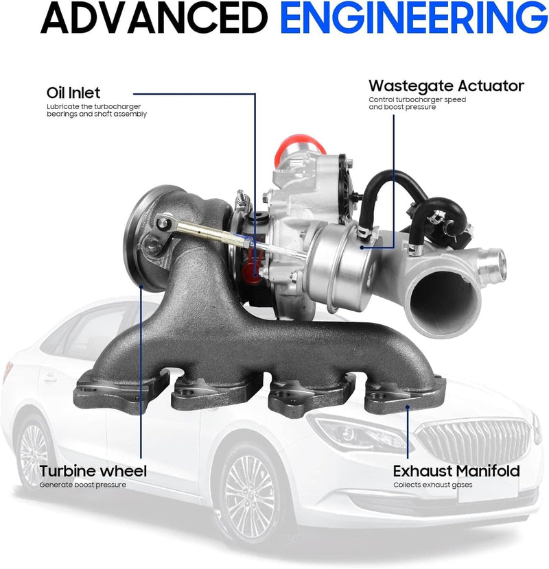 Turbocharger Turbo for Chevrolet Cruze LTZ Sedan 1.4L 1364CC 2011-2015