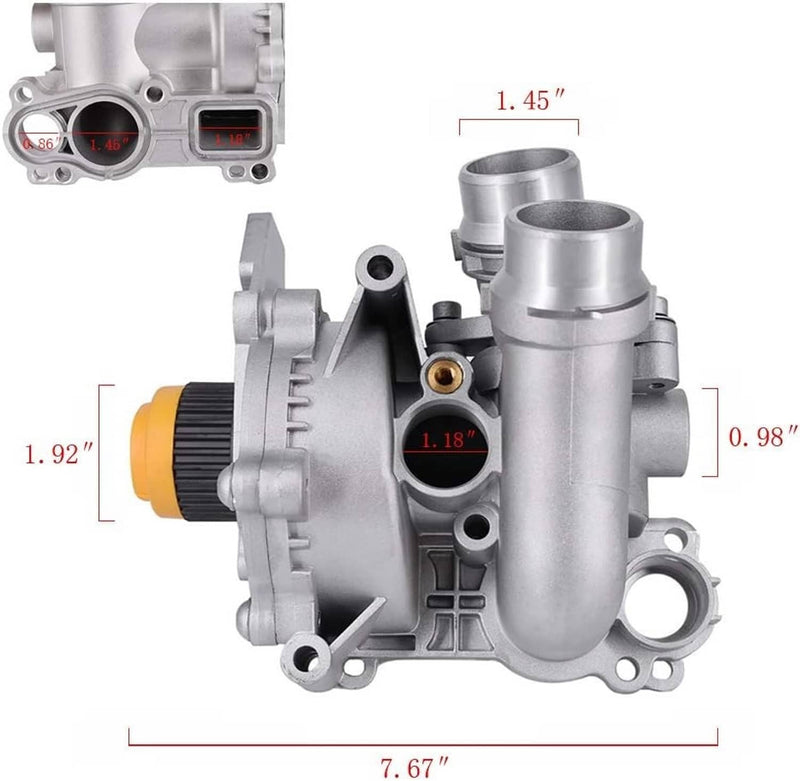 06H121026 Water Pump & Thermostat for Audi A3 A4 A5 VW CC Tiguan GTI 1.8T 2.0T