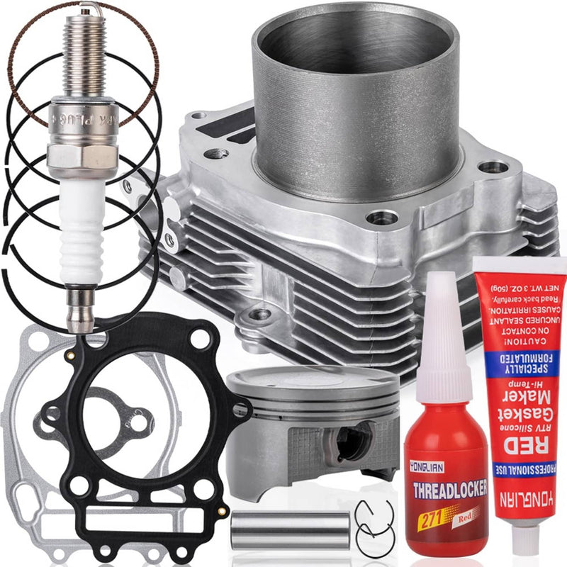 Top End Rebuild Kit Cylinder Piston Gaskets for Suzuki Eiger 400 King Quad 400