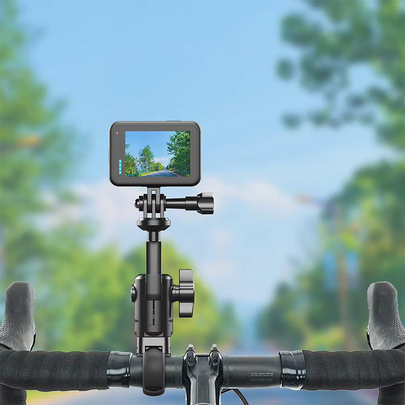 Motorcycle Bike Handlebar Mount for Insta360 X4 X3 GoPro Hero 13 Camera Holder