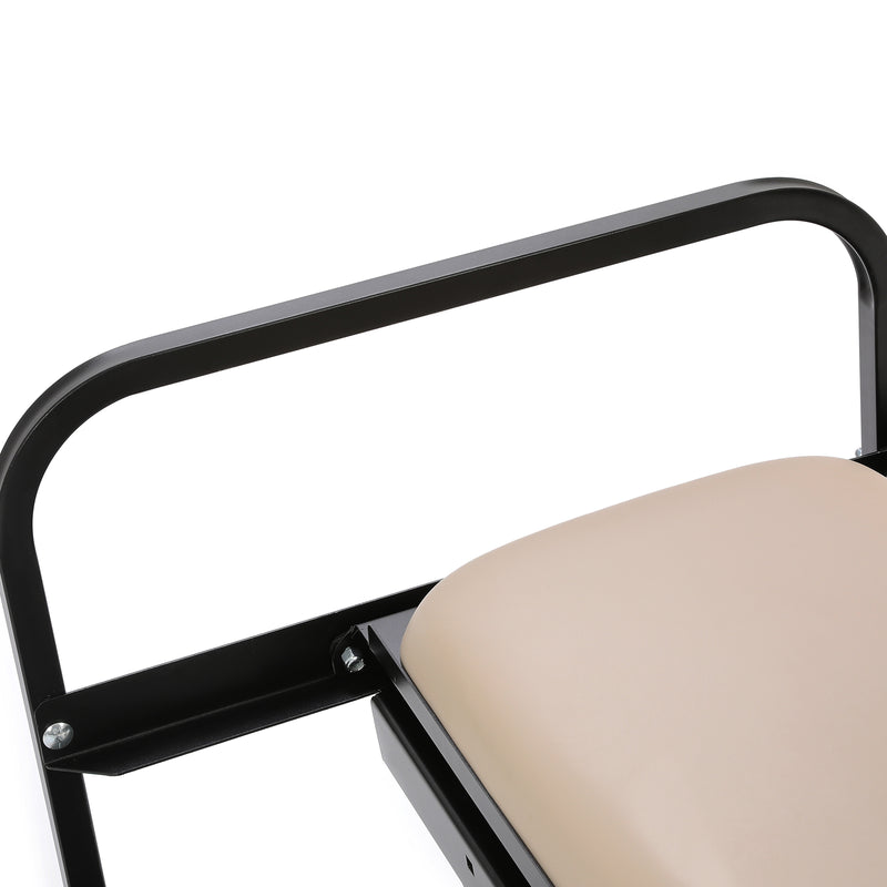 Tan Flip Folding Rear Back Seat Kit for EZGO Marathon Pre-1994 Golf Cart